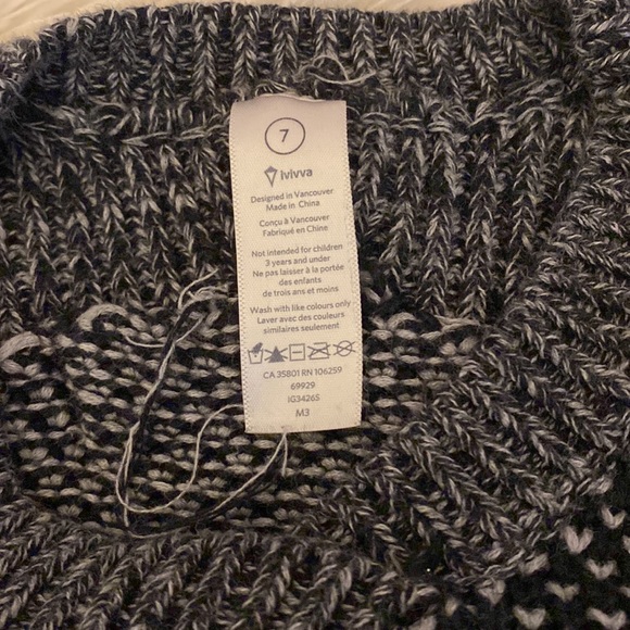 Ivivva long sleeve knitted shirt good condition - Picture 4 of 5